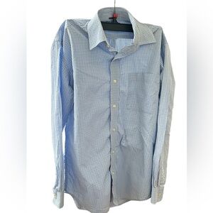 LORD & TAYLOR  sky blue/White
Button Down Dress Shirt boys Sz 14